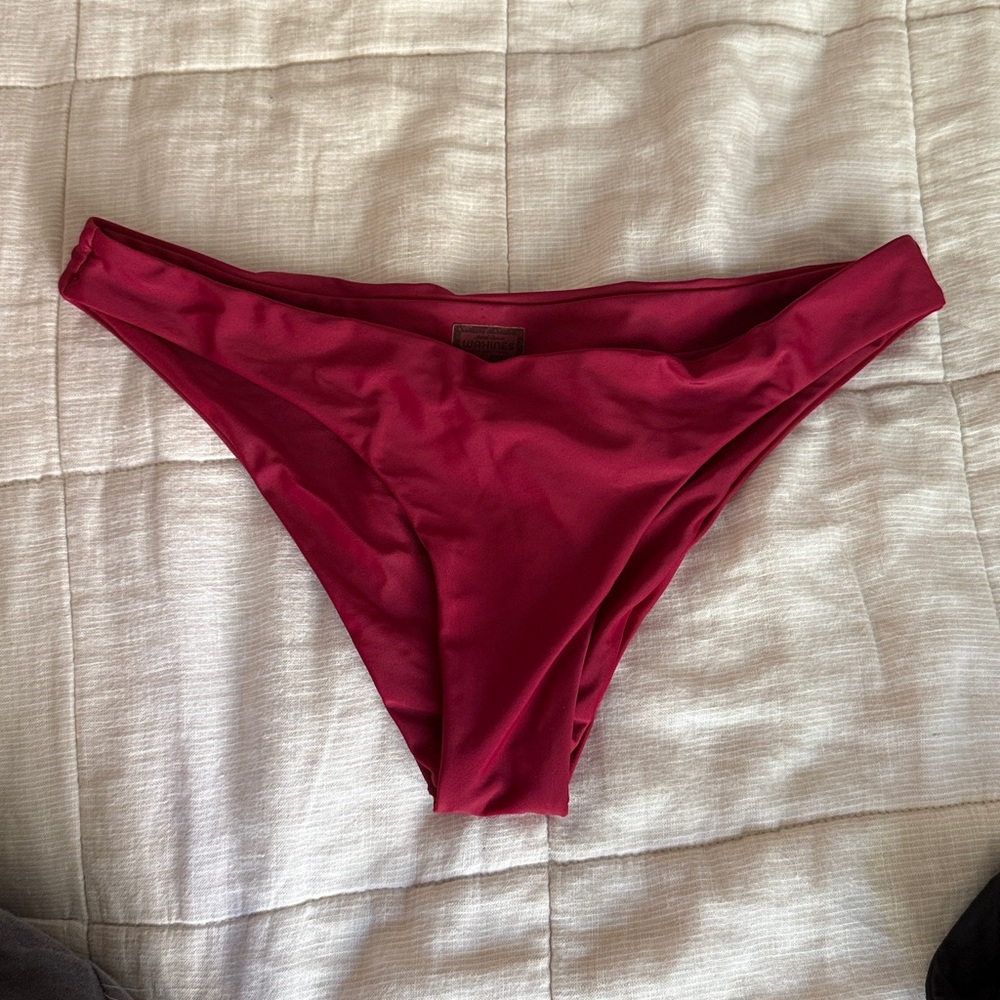 Red maroon Bikini Bottom